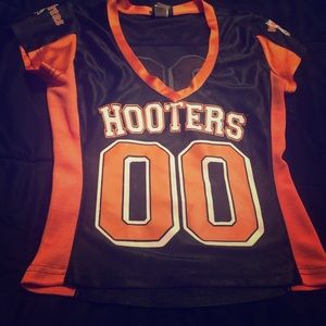 Black Hooters Football Jersey